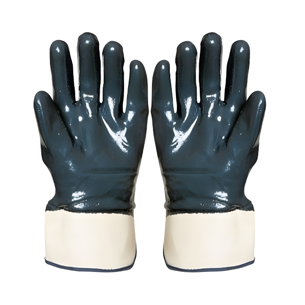 Blue Double Nitrile Coated Gloves - 505/9618