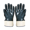 [414] Blue Double Nitrile Coated Gloves - 505/9618