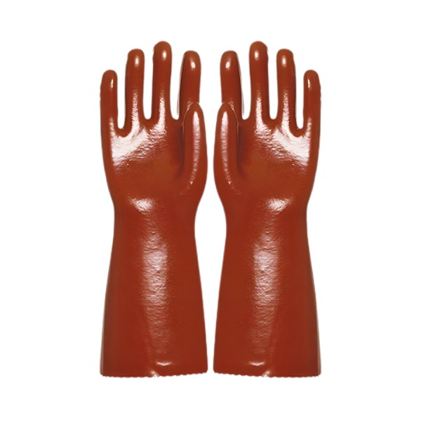 Red Pvc Gloves Chemical/Acid Resistant - 503/3640