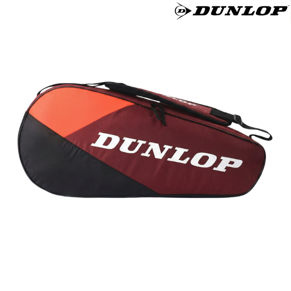 Dunlop Tennis 3 Racket Bag CX-Club - Maroon/Black/Red