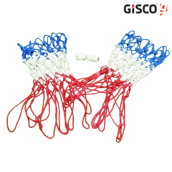 Gisco Basketball Net - Tri Colour -  4mm : 77306 (2pcs)