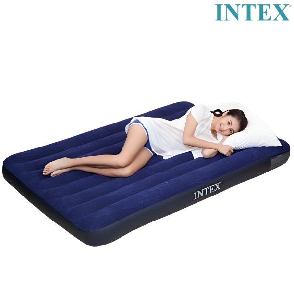 Intex Junior Twin Dura-Beam Classic Downy Airbed : 64756