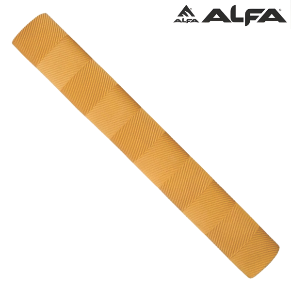 Alfa Cricket Bat Grip Chevron : 3265 - Yellow