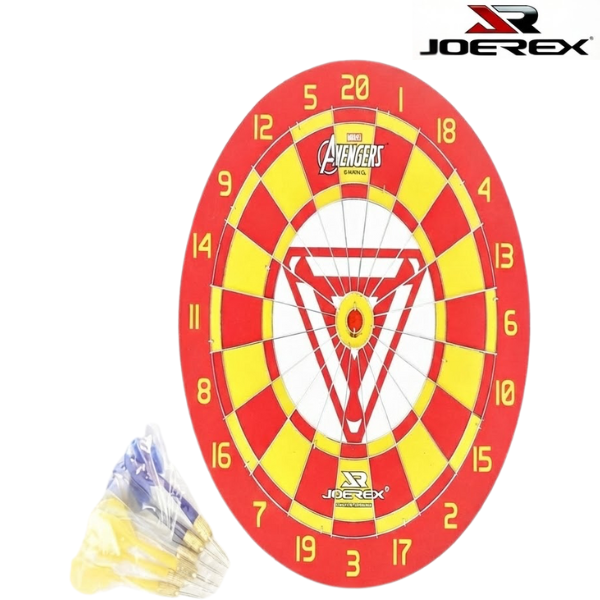 Joerex Dartboard Marvel Avengers With Darts : JMBB19030-I