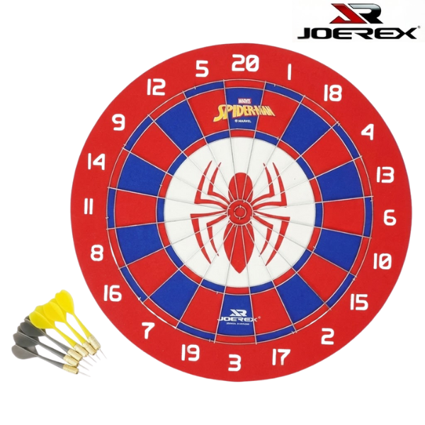 Joerex Dartboard Marvel Spiderman With Darts : JMBB19028-S