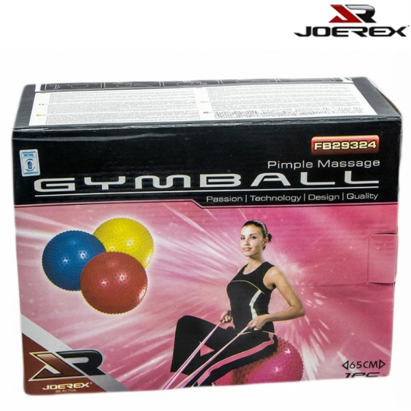 Joerex Gym Ball 26" Dimple : FB29324 - Blue