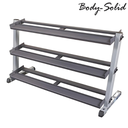 [8313] Body Solid Dumbbell Rack 3 Tier 60" : WDR-60/GDR-60