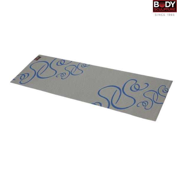 Body Sculpture Sculptured Yoga Mat :BB8300G-R - 4mm - Grey