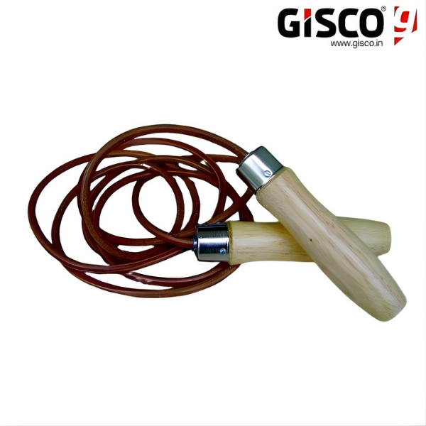 Gisco Skip Rope S Leather : 50651-9 - 9ft - Brown