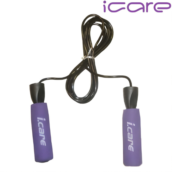 I-Care Skip Rope : JIC034 - 9ft - Purple/Black