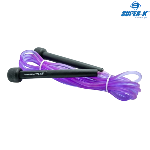 Super-K Jump Rope Avs Crystal : AJR-684 - 9ft - Purple/Black