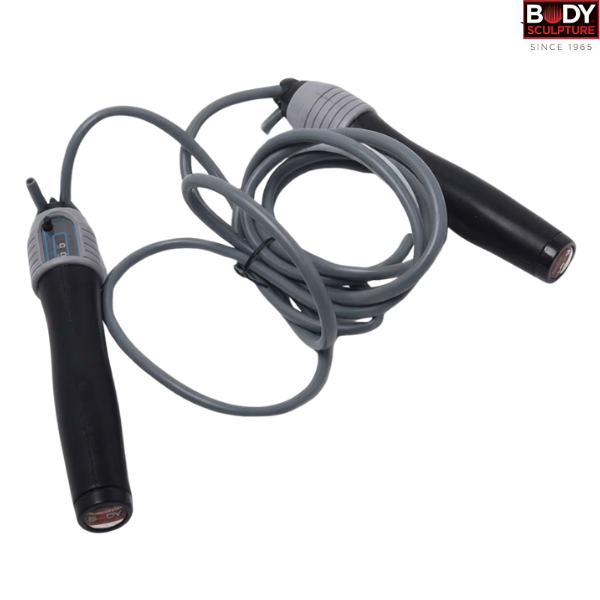 Body Sculpture Skip Rope With Counter :BK-689-C - 9ft - Grey/Black