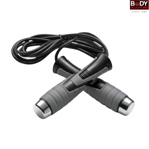Body Sculpture Speed Rope Weighted BK-256GB-B - 9ft - Black/Grey