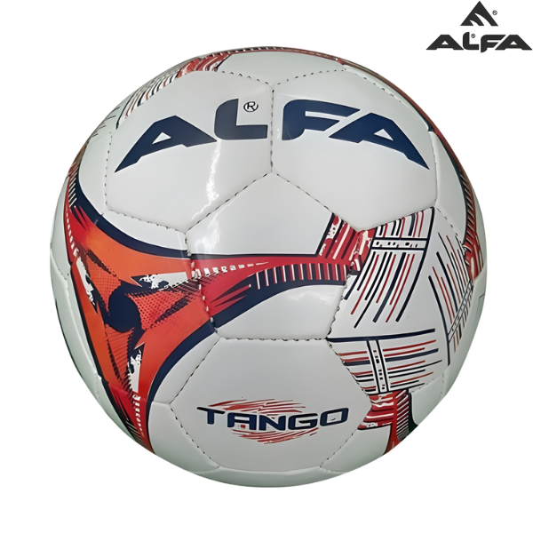 Alfa Football Tango Pvc : White/Red/Navy : #5