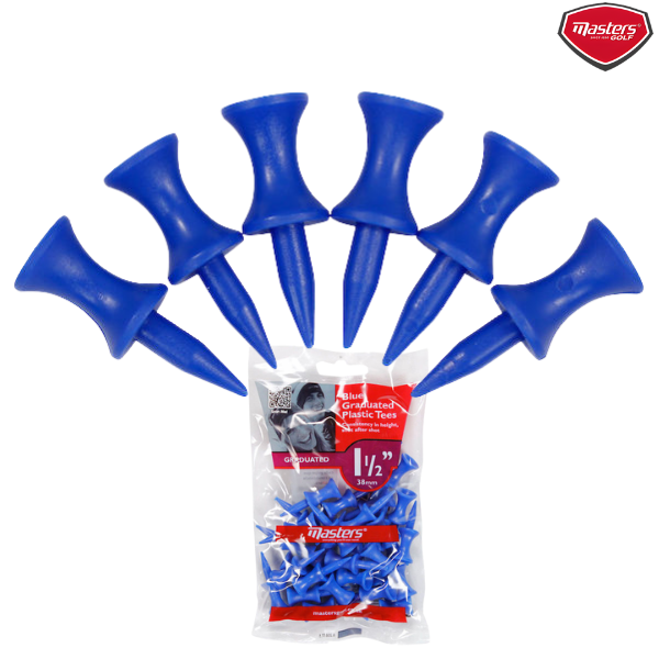 Masters Plastic Graduated Tees : TEP118 - 38mm - Blue