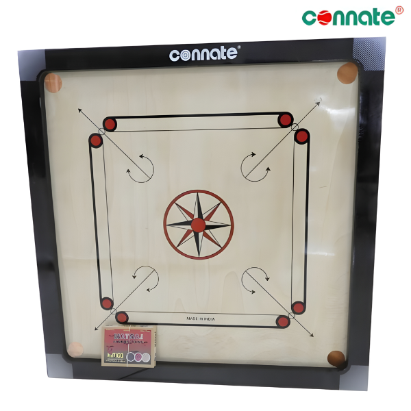 Connate Junior Carrom Board Complete Set : 55206 - 26" X 26"