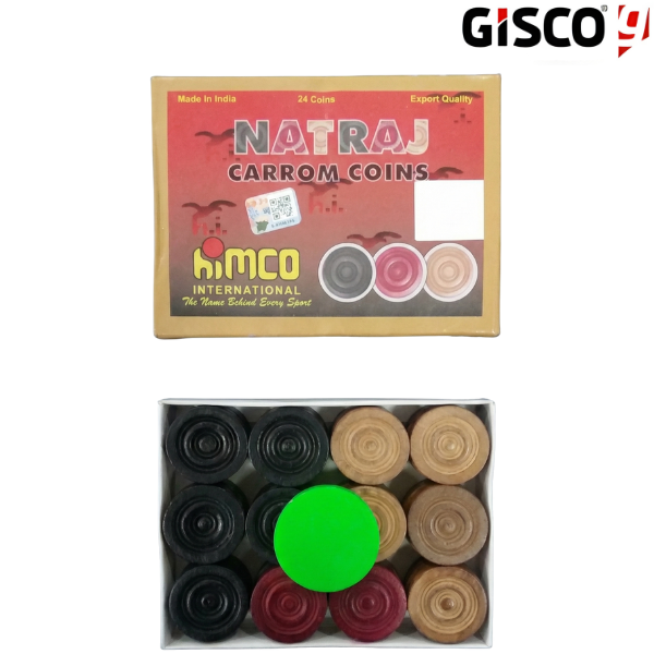 Natraj Carrom Men With Striker