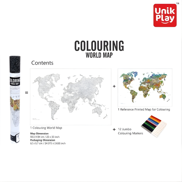 UnikPlay Colouring Map In Display : UPCM-2333/GB01