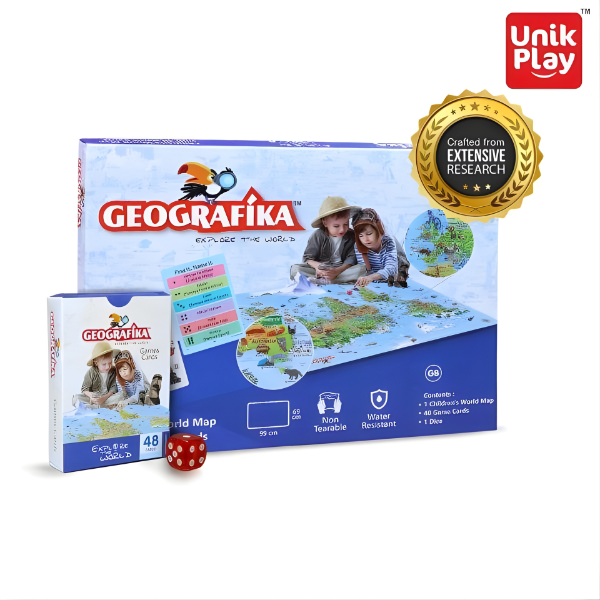 UnikPlay Geografika Board Game : UPWM-2840/GB03
