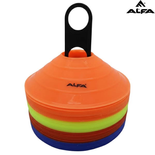 Alfa Training Cones Markers Space 2" - Set of 40