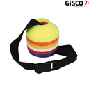 [10106] Gisco Training Cones Markers Space Mini With Carry Strap : 54148 - Set of 60