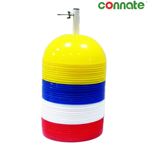 Connate Training Cones Markers Dome Plastic : 54159 - Set of 40