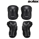 [6112] Solex Skate Protection Guard Set : 30059 - Black - Large/XLarge