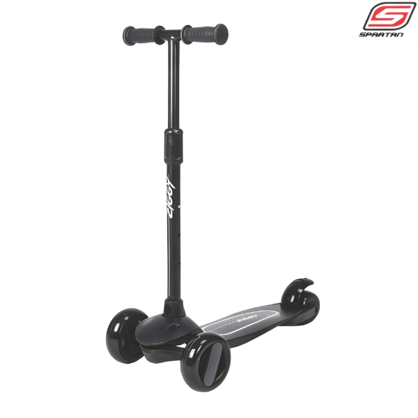 Ziggy Scooter 3 Wheels Tilt Led Flash : ZG-7038 - Black