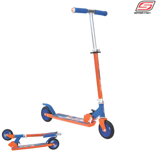 Spartan Scooter Hotwheels 2 Wheels : R-HW-72002 - Blue/Orange