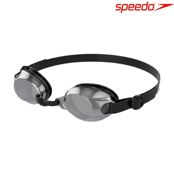 Speedo Senior Jet Mirror Swim Goggles : 809648F986 - Silver/Black