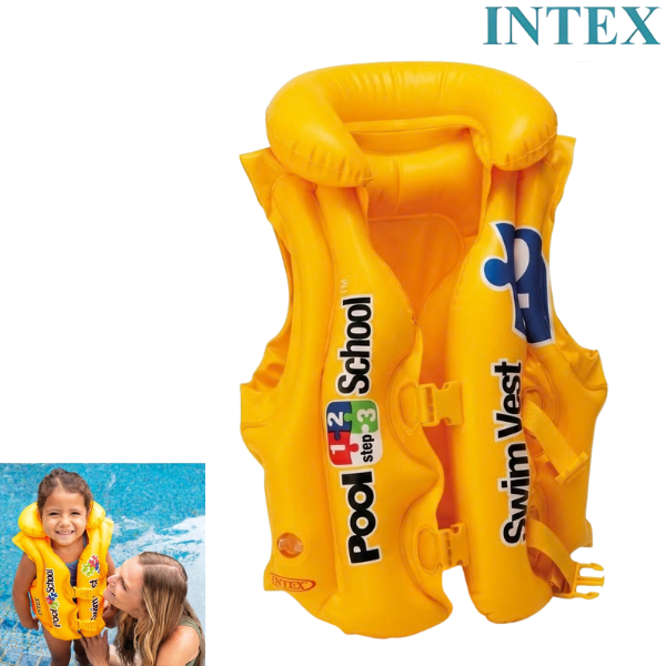 Intex Deluxe Swim Vest : 58660 - 3 - 6 years