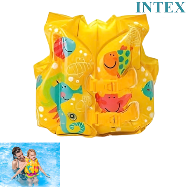 Intex Swim Vest Fun Fish : 59661 - 3 - 5 years