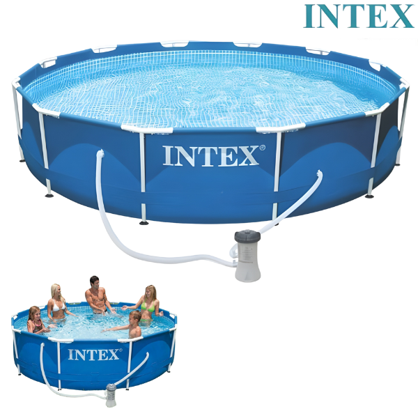 Intex Pool With Metal Frame Set : 28212 - 6 years +