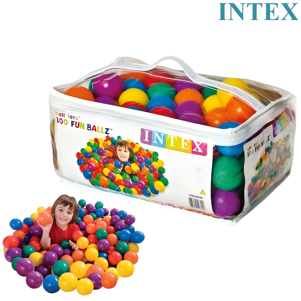 Intex Small Fun Ballz (With 100Pc Balls) : 49602 - 3 years +