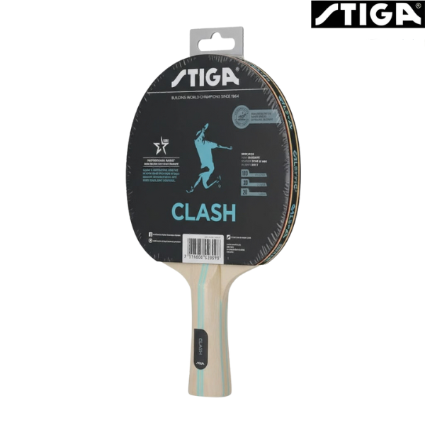 Stiga Table Tennis Bat Clash : 1210-5718-01