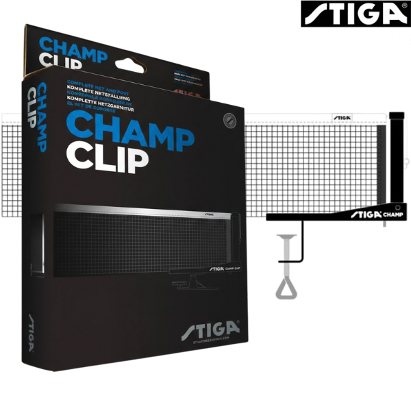 Stiga Table Tennis Net And Post Champ Clip -6365.00
