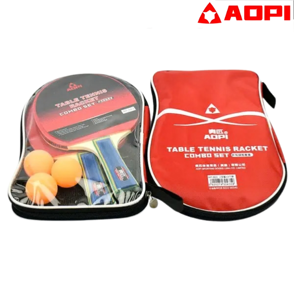 AOPI Table Tennis Combo Set (2Bats+3Balls) - AP-663