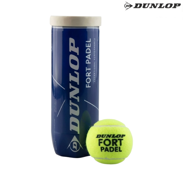 Dunlop Padel Balls D PB Fort : 601555 - Pack of 3 balls