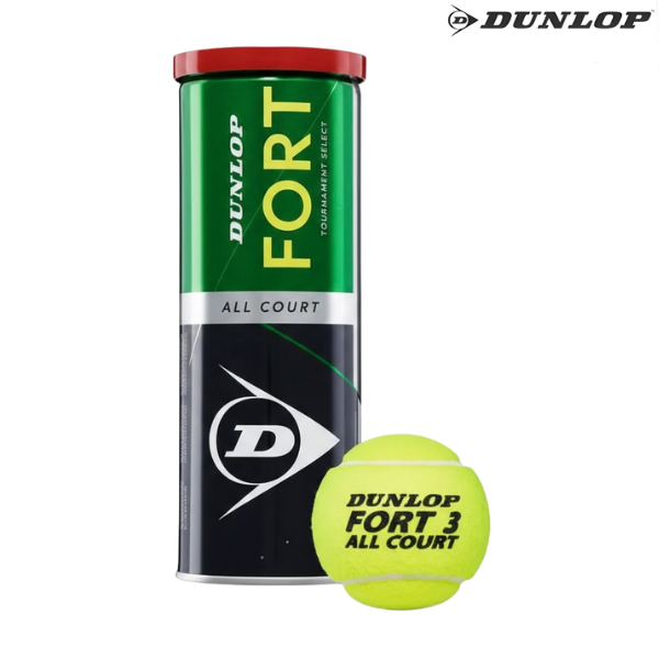 Dunlop Tennis Ball D Club All Court - 601334 - Pack of 3 balls