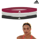 Adidas Fitness Hair Bands Sports : ADAC-16201 - Black/Grey/Maroon