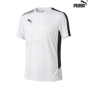 [1568] Puma T-Shirt Round Neck Esito : 652600:04 - White/Black - XLarge