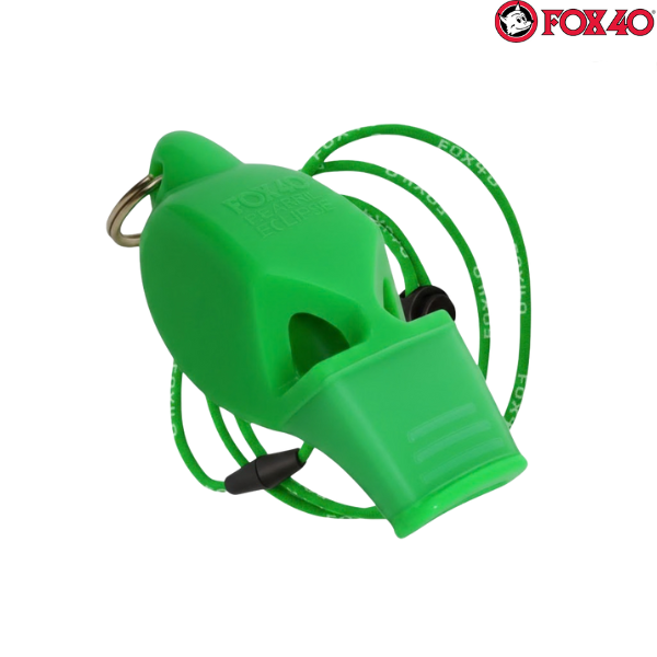 Fox 40 Whistles + Lanyard Classic Eclipse : 8405-1308 - Luminous Green