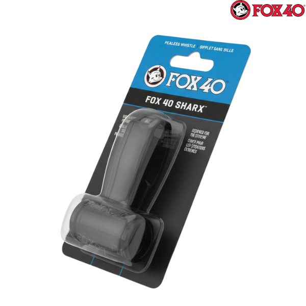 Fox 40 Whistles + Lanyard Sharx Safety : 8703-2008 - Black