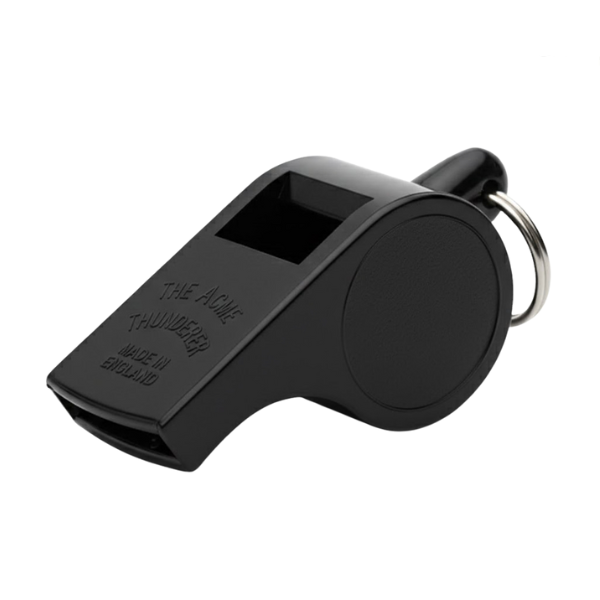 Acme Whistles Thunderer Moulded Plastic : No. 558 - Black