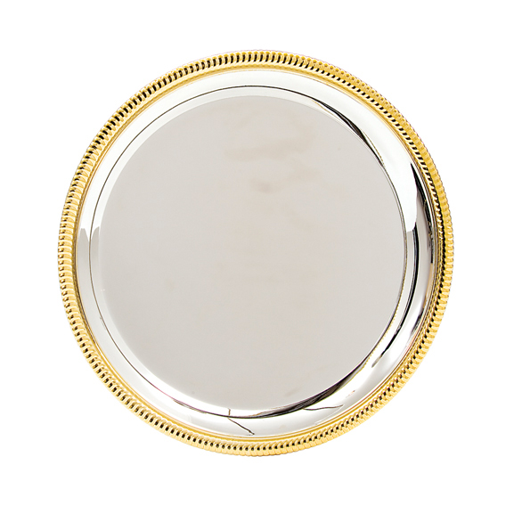 Montrose Silver & Gold Salver- TSL07 - 20cms