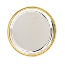[13806] Montrose Silver & Gold Salver- TSL07 - 20cms
