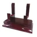 [15041] Luxor Premium Wood Salver Stand - PB2129 - 13cms