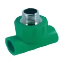 [3617] PPR Fittings FQ 25002 - Male Tee (50 X 38mm)