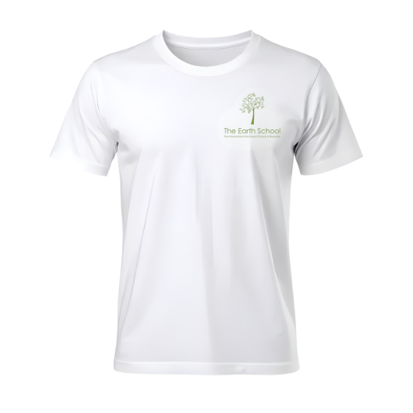 Printed White Round Neck T-shirts