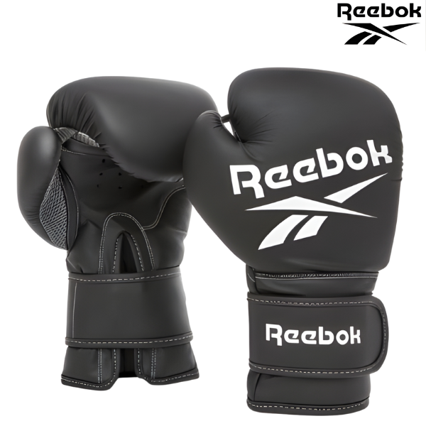 Reebok Boxing Gloves : RSCB-12010 - Black/White